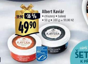 Albert Albert kaviár nabídka