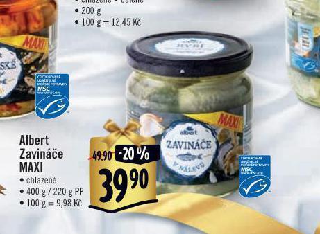 Albert Albert zavináče maxi nabídka
