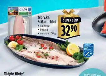 Albert Mořská štika - filet nabídka