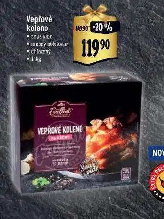 Albert Vepřové koleno sous vide nabídka