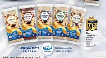 Albert linecká těsta s máslem