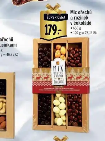 Albert Mix ořechů a rozinek v čokoládě nabídka
