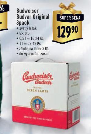 Albert Pivo budweiser budvar original nabídka