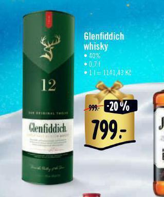 Albert Glenfiddich whisky nabídka
