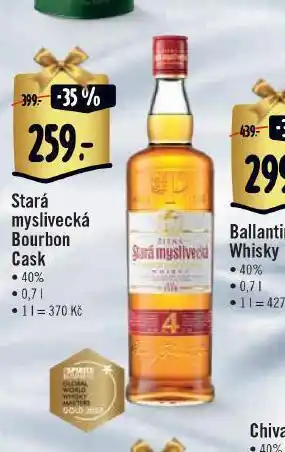 Albert Stará myslivecká bourbor cask nabídka
