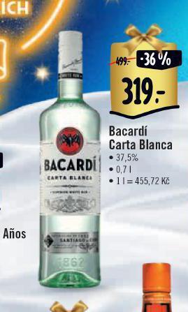 Albert Bacardi carta blanca nabídka