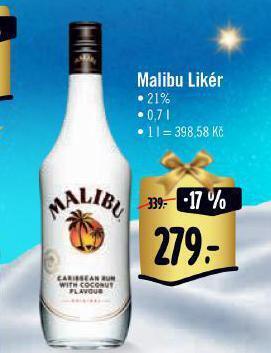 Malibu likér