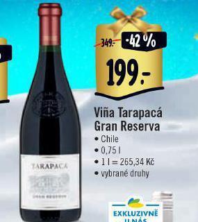 Albert Vina tarapacá gran reserva nabídka