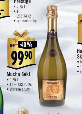 Albert Mucha sekt nabídka