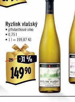 Albert Ryzlink vlašský nabídka
