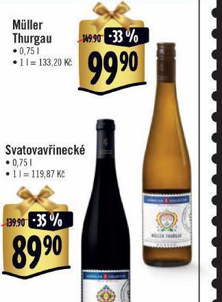 Albert Müller thurgau nabídka
