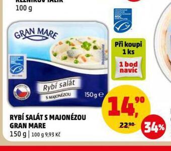 Penny Market Rybí salát s majonézou gran mare nabídka