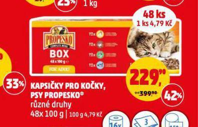Penny Market Propesko kapsičky pro kočky nabídka