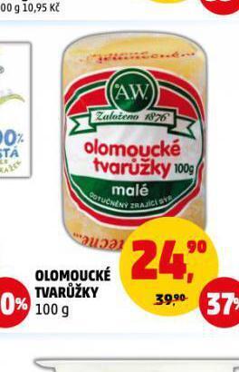 Penny Market Olomoucké tvarůžky nabídka