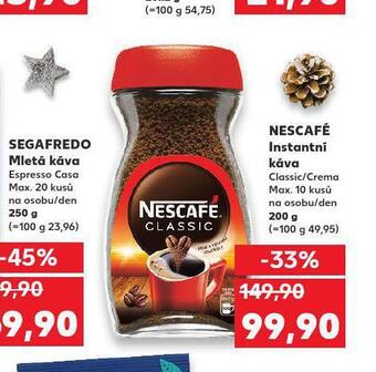 Kaufland Nescafé instantní káva nabídka