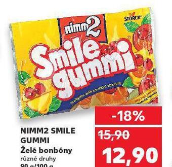 Kaufland Nimm2 smile gummi nabídka