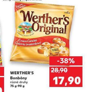 Kaufland Werther´s bonbóny nabídka