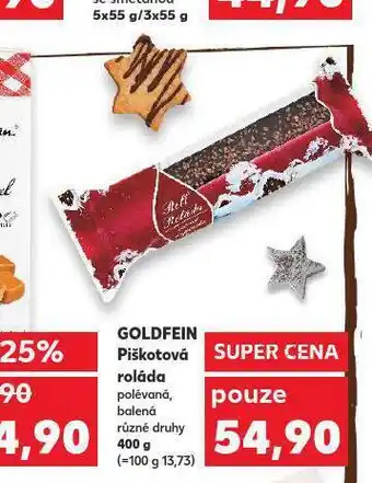 Kaufland Goldfein piškotová roláda nabídka