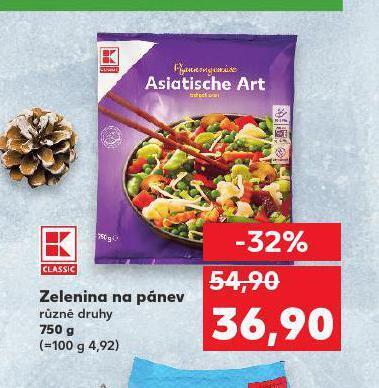 Kaufland Zelenina na pánev nabídka