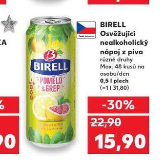Kaufland Pivo birell nealko nabídka