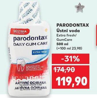 Kaufland Parodontax ústní voda nabídka