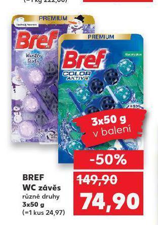 Kaufland Bref wc závěs nabídka
