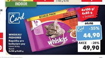 Kaufland Whiskas kapsičky pro kočky nabídka