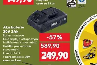 Kaufland Aku baterie 20v 2ah nabídka
