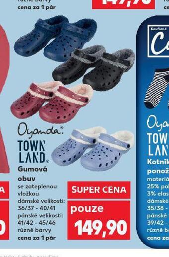 Kaufland Gumová obuv nabídka