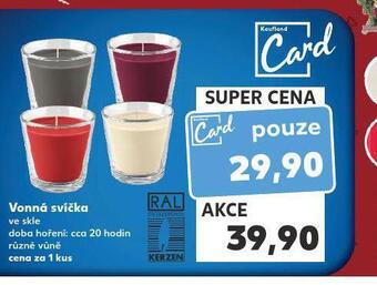 Kaufland Vonná svíčka nabídka