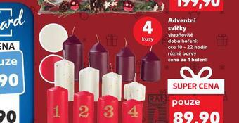 Adventní svíčky