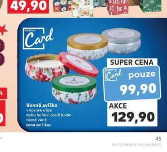 Kaufland Vonná svíčka nabídka