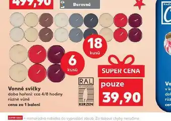 Kaufland Vonné svíčky nabídka