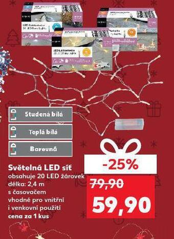 Kaufland Světelná led siť nabídka