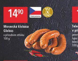 Globus Moravská klobása nabídka