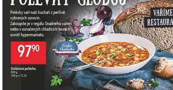 Globus Gulášová polévka nabídka