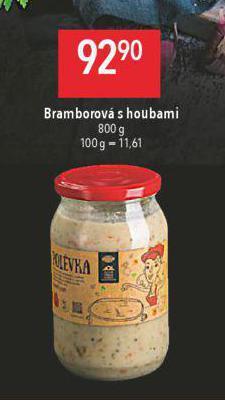 Globus Polévka bramborová s houbami nabídka