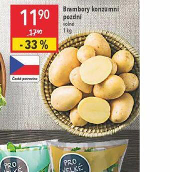 Globus Brambory konzumní pozdní nabídka