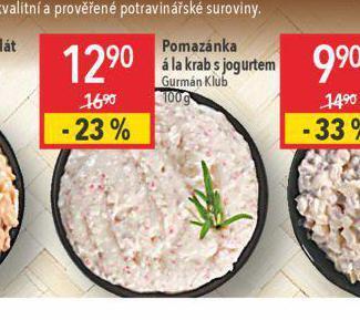 Globus Pomazánka á la krab s jogurtem nabídka