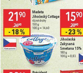 Globus Madeta jihočeský cottage nabídka