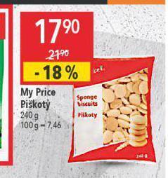 Globus My price piškoty nabídka