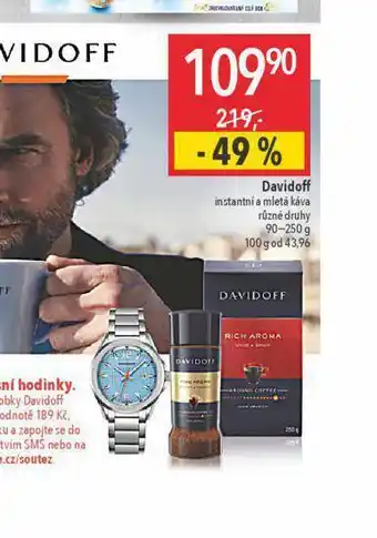 Globus Davidoff káva nabídka