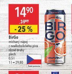 Globus Birgo míchaný nápoj nabídka