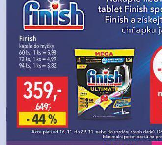 Globus Finish kapsle do myčky nabídka