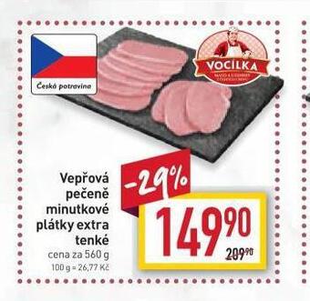 Billa Vepřová pečeně nabídka