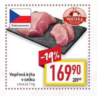 Billa Vepřová kýta v celku nabídka