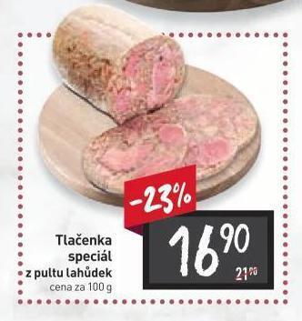 Billa Tlačenka nabídka