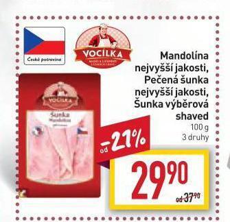 Billa Šunka mandolína nabídka