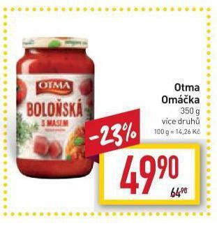 Billa Otma omáčka nabídka