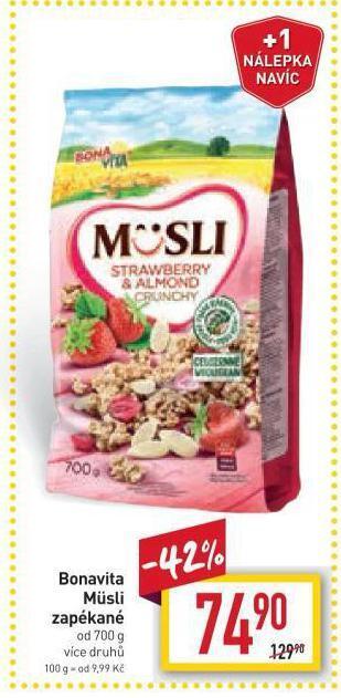 Billa Bonavita musli zapékané nabídka
